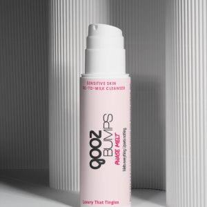 GoozBumps PHASE MELT - oil to milk cleanser - melts everything. Upsets nothing